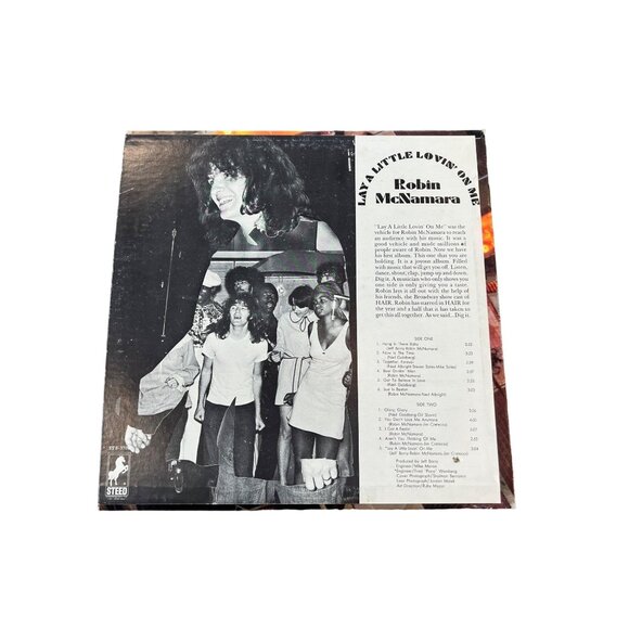 Robin McNamara "Lay A Little Lovin' On Me" Vinyl LP - Groovy Vibes  STS-37007 - Picture 2 of 6